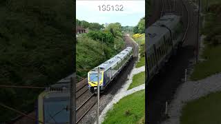 195132 passing through Forton south of Lancaster [upl. by Talie]