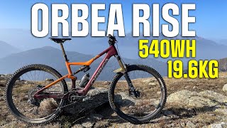 Orbea Rise 196 kg con batteria da 540Wh [upl. by Wills]