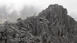 Britains Mountain Challenges Tryfan and Bristly Ridge scrambling [upl. by Pilif]