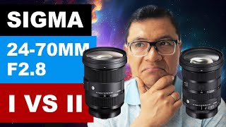 Sigma 2470mm f28 I VS II en fotografía con Lumix S5 II Te sorprenderás [upl. by Darbee]