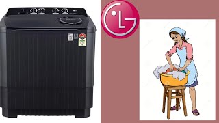 LG SEMI AUTOMATIC WASHING MACHINE 115 KG P115ASKAZ [upl. by Tsnre520]