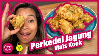 Wat Voor Lekkers Kan Je Maken Met Maïs Perkedel Jagung natuurlijk [upl. by Niaz]