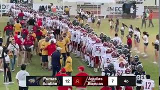 SEGUNDA MITAD Pumas Acatlán vs Águilas Blancas Semana 1 Intermedia ONEFA [upl. by Ybrad166]