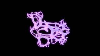 Glowing 3D Fractal Morph  Loop free to use [upl. by Arahc]