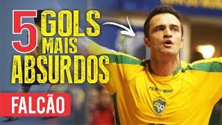 Os 5 GOLS mais ABSURDOS de FALCÃO [upl. by Trocki]