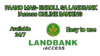 PAAANO MAGENROLL SA LANDBANK iACCESS ONLINE BANKING [upl. by Bowie]