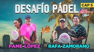 PÁDEL CON IVÁN ZAMORANO Y RAFA ARANEDA DÍAZ DE VACACIONES MIAMI 5 [upl. by Naesyar839]