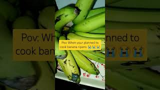 Do you prefer cooked banana to ripen banana or vice versashorts banana viralvideo trending [upl. by Ardisj155]