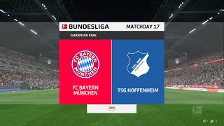 EA SPORTS FC 25  FC Bayern München vs Hoffenheim  Bundesliga Matchday 17 [upl. by Jarin342]