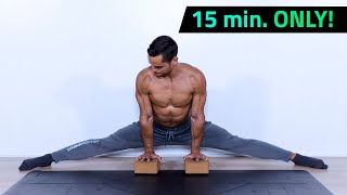 15 Minute Middle Split Routine  Hip Stretches All Levels [upl. by Colwell39]