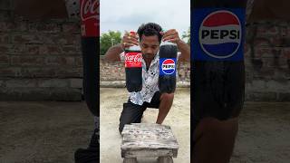 CocaCola Vs Pepsi 🧃DROP TEST Bengali mini blog shorts 😢 [upl. by Thetis576]