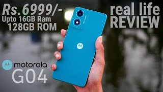 Moto G04 Review  Real Life Review with Pros amp Cons datadock [upl. by Ecniuq]