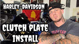 How to change HarleyDavidson clutch plates [upl. by Claybourne]