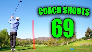 COACH SHOOTS UNDER PAR AT TWIN OAKS GOLF COURSE [upl. by Dieter628]