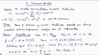 Existencia y unicidad de cuerpos finitos [upl. by Mischa]