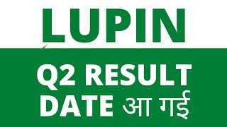 Lupin q2 result date 2022  Lupin share target Lupin share news [upl. by Bernadette]