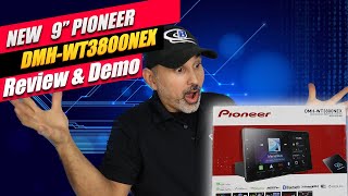 Pioneer DMHWT3800NEX Review and Demo NEW 9quot Floating Panel Screen Car Audio Headunit [upl. by Hsetih]