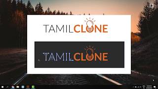 Word mark logo design amp Basic logo concept Tamil  Learn Illustrator 11 [upl. by Marie]