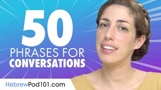 50 Hebrew Phrases to Use in a Conversation [upl. by Eirbua792]