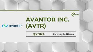 Avantor Inc AVTR Earnings Call Recap for Q3 2024 [upl. by Lynnea593]