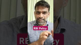 RBI Policy Announcement rbipolicy rbinews reporate ytshortsindia sharemarketeducation [upl. by Ylenats]