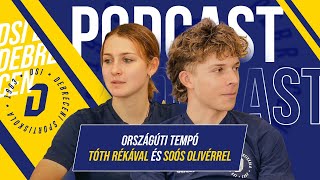 🎙️ Országúti tempó Tóth Rékával és Soós Olivérrel 🚴 [upl. by Assenar320]