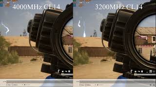 16GB 3200Mhz CL14 vs 16GB 4000Mhz CL14  Replay clip comparison [upl. by Donahoe434]