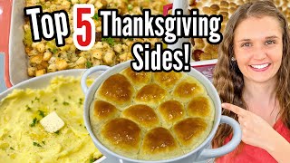 5 of the BEST Thanksgiving Side Dishes  Tried amp True Holiday Recipes Made EASY  Julia Pacheco [upl. by Anidan]