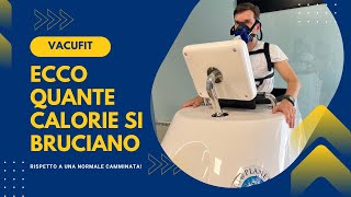 La VacuFit funziona 🔥 Ecco quante calorie in più si bruciano camminando sottovuoto [upl. by Aruam]