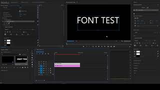 Adobe Premiere Font Preview How To [upl. by Eul130]