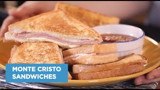 Montecristo Sandwiches  Home Foodie Cooking Show Madalicious [upl. by Edith]