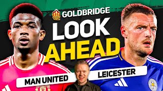 Amorims DREAM Team Manchester United vs Leicester Goldbridge Preview [upl. by Nylidam]