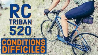 Gravel Bike  Pierre convertit son Triban RC520 pour le gravier et la terre [upl. by Enelram]