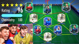 196 RATED  BREAKING W2S FUT DRAFT WORLD RECORD FIFA 22 [upl. by Sukhum]