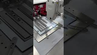 Automatic pocket setter machine shorts sewingmachine pocket [upl. by Iniffit]