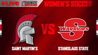 Saint Martins vs Stanislaus State Womens Soccer  LIVE [upl. by Eladnyl744]