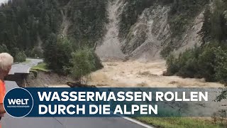 HEFTIGE UNWETTER Wolkenbrüche und Hagel  Land unter in Österreich und Norditalien [upl. by Witte]