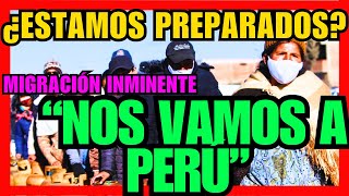 🔴 ¡ALARMA 1 MILLÓN de BOLIVIANOS MIGRAN a PERÚ MUY PRONTO ¡DESCUBRE POR QUÉ [upl. by Bowra496]