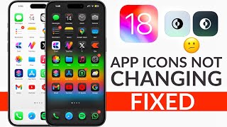 Fix App Icons Not Turning Dark in iOS 18 Dark Mode on iPhone  Quick Solution [upl. by Ashlee]