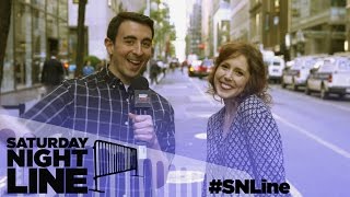 Saturday Night Line SNL’s Vanessa Bayer and Fans Reveal Their Nightmare Summer Jobs [upl. by Ronal]