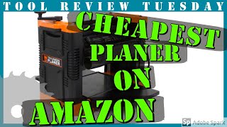 WEN 125” Thickness Planer Review model 6550 [upl. by Rozek]