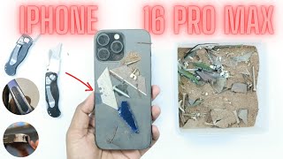 iPhone 16 Pro Max Durability Test  Best than iPhone 15 Pro Max [upl. by Quintessa468]