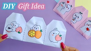 Cute gift idea Origami Paper gift idea  Origami mini gift Origami craft with paper  shorts [upl. by Eaton]