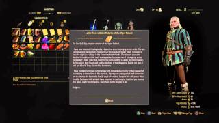 The Witcher 3 Wild Hunt  Scavenger Hunt Viper School Gear Letter From Witcher Kolgrim Text PS4 [upl. by Idnym]