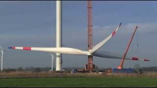 Senvion Windpark Kroegershamm Errichtung einer Windkraftanlage [upl. by Nylrak]