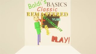 Baldis Basics Classic Remastered Full Game in Minecraft trailer [upl. by Luna]