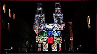 Orléans Son et Lumière Fêtes de Jeanne dArc Embrasement des Tours [upl. by Flann]