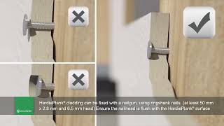 HardiePlank® cladding Installation video [upl. by Lisandra]