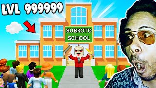 I BUILT A MAL LEVEL SCHOOL AND BECOME A TEACHER IN ROBLOX School Tycoon😱 [upl. by Nosredneh]