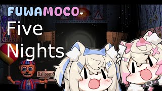 FuwaMoco Embrace Despair and Earn 100 in Five Nights at Freddys 2 Hololive EN Long Edit [upl. by Aleacim]